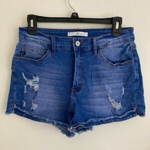 KanCan Estilo Distressed High Rise Jean‎ Shorts